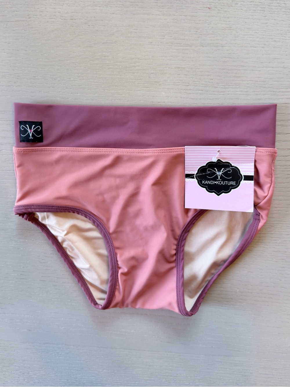 NWT Kandi Kouture Mykonos Brief - Lantana / Mauve - CXL 10/12